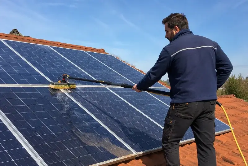 Nettoyage et entretien de panneaux solaires à Breuschwickersheim